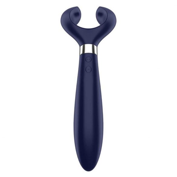 Satisfyer Endless Fun - uzlādējams, ūdensizturīgs pāru vibrators (zils) 