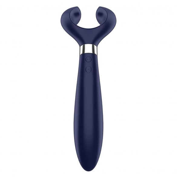 Satisfyer Endless Fun - uzlādējams, ūdensizturīgs pāru vibrators (zils) 