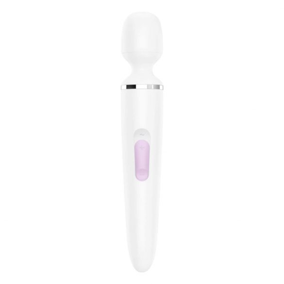 Satisfyer Wand-er Woman - ūdensizturīgs masāžas vibrators (balts) 