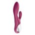 Satisfyer Heated Affair - sildoša, klitora rokas vibrators (sarkans) 