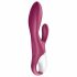 Satisfyer Heated Affair - sildoša, klitora rokas vibrators (sarkans) 