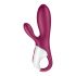 Satisfyer Hot Bunny - gudrais klitora zaļa sildītāja vibrators (sarkans) 