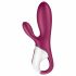 Satisfyer Hot Bunny - gudrais klitora zaļa sildītāja vibrators (sarkans) 