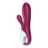 Satisfyer Hot Bunny - gudrais klitora zaļa sildītāja vibrators (sarkans) 