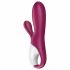 Satisfyer Hot Bunny - gudrais klitora zaļa sildītāja vibrators (sarkans) 