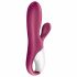 Satisfyer Hot Bunny - gudrais klitora zaļa sildītāja vibrators (sarkans) 