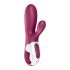 Satisfyer Hot Bunny - gudrais klitora zaļa sildītāja vibrators (sarkans) 