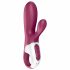 Satisfyer Hot Bunny - gudrais klitora zaļa sildītāja vibrators (sarkans) 