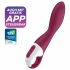 Satisfyer Heated Thrill - viedais sildošais vibrators (sarkans) 