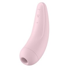   Satisfyer Curvy 2+ - inteliģentā akumulatora ūdensdrošā klitora vibrators (rozā)