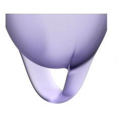   Satisfyer Feel Confident - menstruāciju kausu komplekts (violets) - 2 gab