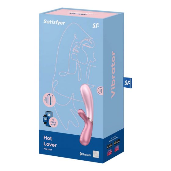 Satisfyer Hot Lover - viedais sildošais vibrators (rozā)