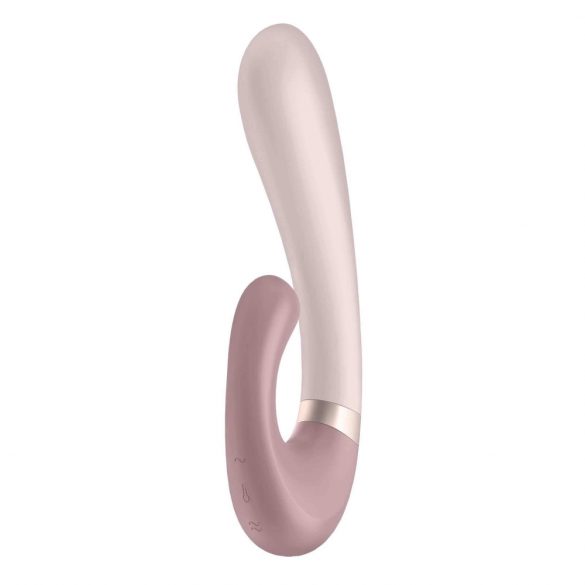 Satisfyer Heat Wave - gudrā, sildošā, ar rokturi vibratora (bēšs) 