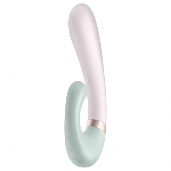 Satisfyer Heat Wave - viedais, sildošais, rokas vibrators (piparmētra) 