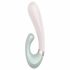 Satisfyer Heat Wave - viedais, sildošais, rokas vibrators (piparmētra) 