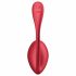 Satisfyer Shiny Petal - bezvadu vibrējoša ola (sarkana)