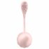 Satisfyer Ribbed Petal - ar tālvadības vibrējošā ola (rozā) 