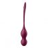 Satisfyer Mīlas Putni - viedās, maināmas geišas lodītes (bordo)