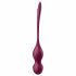 Satisfyer Love Birds Vary - gudrā, maināmā geišas bumbiņa (bordo)