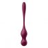 Satisfyer Mīlas Putni - viedās, maināmas geišas lodītes (bordo)