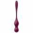 Satisfyer Love Birds Vary - gudrā, maināmā geišas bumbiņa (bordo)