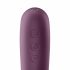 Satisfyer Dual Kiss - 2in1, uzlādējams vaginālais un klitora vibrators (violets) 