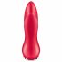 Satisfyer Rotator Plug 1 - uzlādējams, pērlveida anālais vibrators (sarkans) 