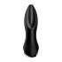 Satisfyer Rotator Plug 2 - uzlādējams anālais vibrators ar pērlītēm (melns) 