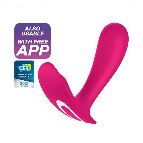 Satisfyer Top Secret - gudrais 2 motoru vibrators (rozā) 