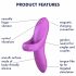 Satisfyer Bold Lover - akumulatora, ūdensnecaurlaidīgs pirkstu vibrators (rozā)