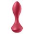 Satisfyer Backdoor Lover - uzlādējams, ūdensizturīgs anālais vibrators (sarkans) 