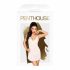 Penthouse Casual Seduction - mežģīņu naktskrekls un stringi (balts)  - L/XL