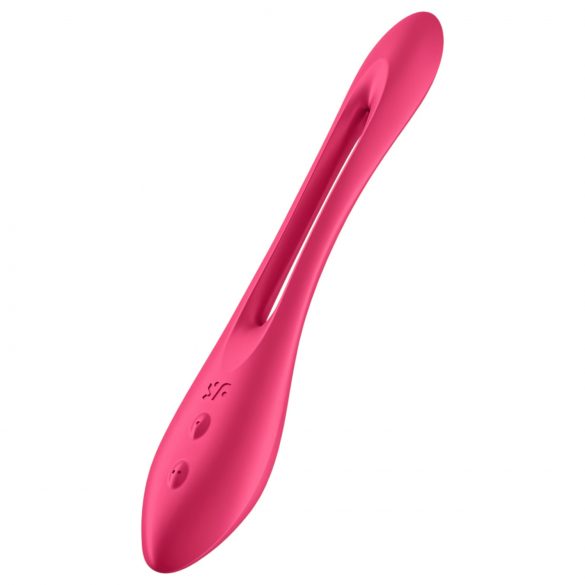 Satisfyer Elastic Joy - akumulatora elastīgs pāru vibrators (sarkans)