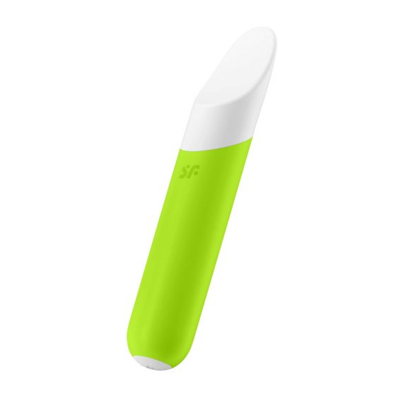 Satisfyer Ultra Power Bullet 7 - akumulators, ūdensnecaurlaidīgs klitora vibrators (zaļš)