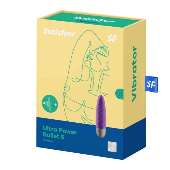 Satisfyer Ultra Power Bullet 5 - aku, ūdensizturīgs vibrators (violets)