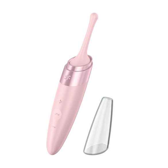 Satisfyer Twirling Delight - uzlādējams, ūdensizturīgs klitora vibrators (rozā) 