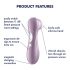 Satisfyer Pro 2 Gen2 - uzlādējams klitora stimulators (violets) 