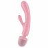 Satisfyer Triple Lover - G-punkta un masāžas vibrators (rozā) 