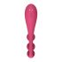 Satisfyer Tri Ball 1 - akumulatora, daudzfunkcionāls vibrators (sarkans) 