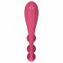 Satisfyer Tri Ball 1 - akumulatora, daudzfunkcionāls vibrators (sarkans) 