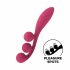 Satisfyer Tri Ball 1 - akumulatora, daudzfunkcionāls vibrators (sarkans) 