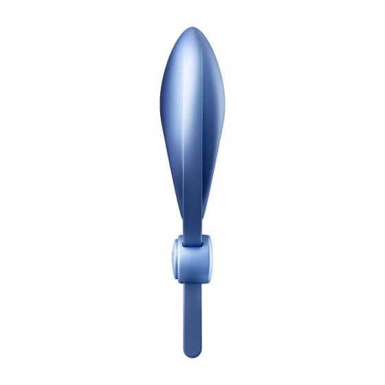 Satisfyer Sniper - akumulatora vibrējošā dzimumlocekļa un sēklinieku gredzens (zils)