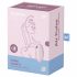 Satisfyer Vulva Lover 3 - uzlādējams, gaisa viļņu klitora stimulators (rozā) 