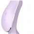 Satisfyer Curvy Trinity 2 - akumulators gaisa viļņu 2in1 vibrators (violets) 