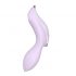 Satisfyer Curvy Trinity 2 - akumulators gaisa viļņu 2in1 vibrators (violets) 