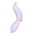 Satisfyer Curvy Trinity 2 - akumulators gaisa viļņu 2in1 vibrators (violets) 