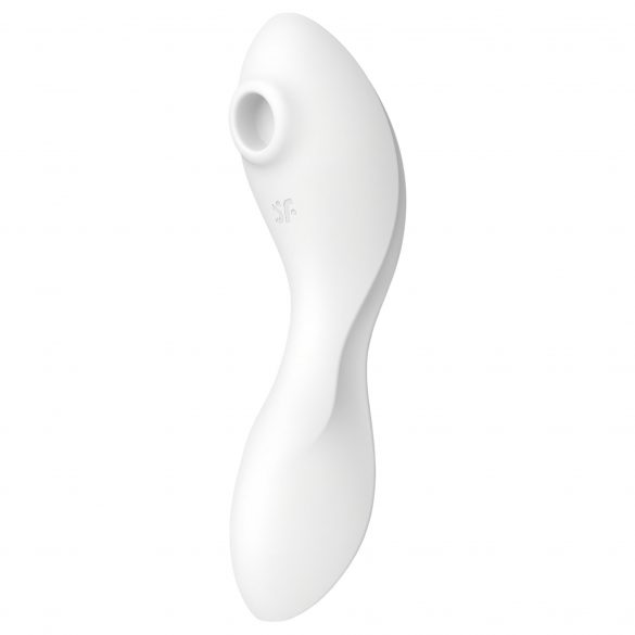 Satisfyer Curvy Trinity 5+ - gudrais gaisa viļņu 2in1 vibrators (balts) 