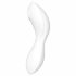 Satisfyer Curvy Trinity 5+ - gudrais gaisa viļņu 2in1 vibrators (balts) 