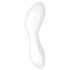 Satisfyer Curvy Trinity 5+ - gudrais gaisa viļņu 2in1 vibrators (balts) 