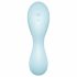 Satisfyer Curvy Trinity 5+ - vieds gudra divi-vienā gaisa-vibrators (zils) 